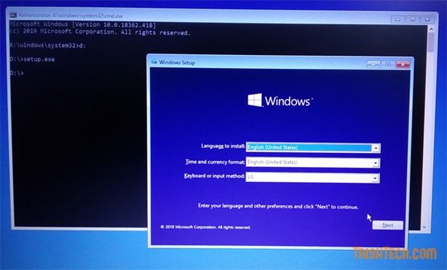 install windows 10 from iso